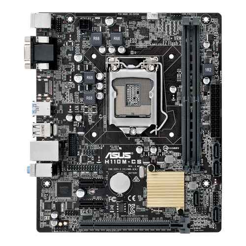 Asus H110M-CS LGA1151 Intel H110 Desktop Motherboard Asus H110M-CS LGA1151 Intel H110 Desktop Motherboard